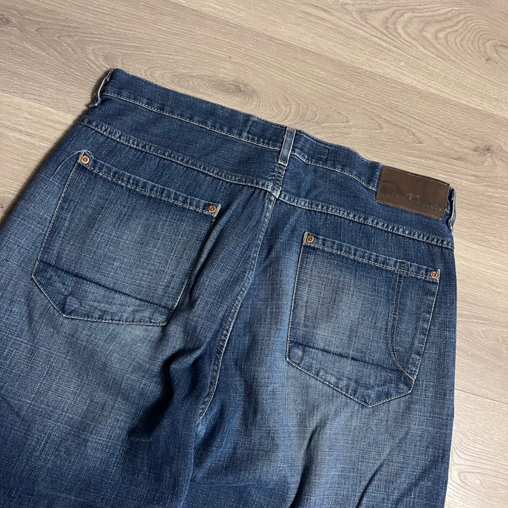 Vintage Y2K NAUTICA JEANS Mens 36x32‎ Blue Wash Baggy Straight Leg Denim Jeans